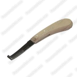 Ніж копитний зігнутий вліво двосторонній 