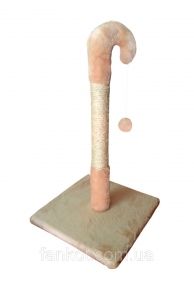 Когтеточка Гном джутова основа 37  37 см, Бежевий