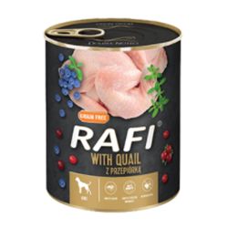 Dolina Noteci RafiDog (65) консерви 800гр паштет перепілка, лохина, журавлина 305040 