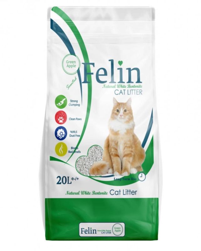 Felin наповнювач для кішок зелене яблуко 20л