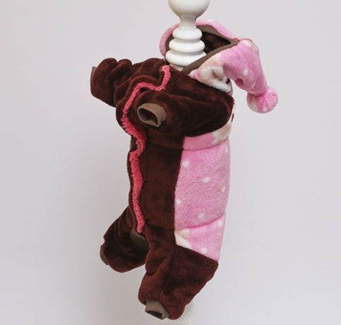 Любаша комбінезон для собак дівчаток махра M1