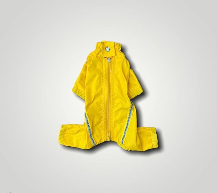 Мадрид дощовик для собак Dog Love жовтий без утеплювача S3
