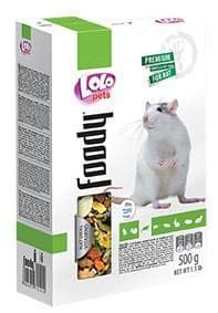Корм для декоративних щурів Lolo Pets 500 г Корм для декоративних щурів Домашні тварини Лоло 500 г