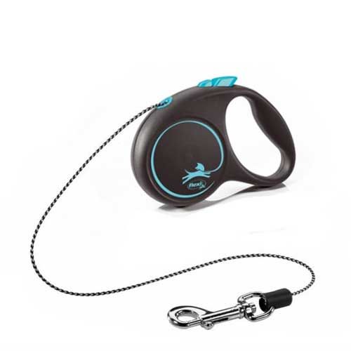 Рулетка Flexi (Флексі) design M 20кг  5м трос Блакитний