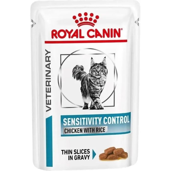 АКЦІЯ Royal Canin Sensitivity Control Chicken with rice вологий корм для котів 8+4 до 85 г 
