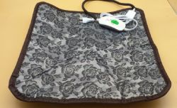 Килимок з підігрівом квадрат Сірий з лапками