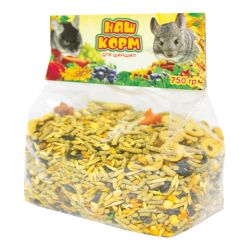 Наш КОРМ для шиншил 750 г, Лорі 