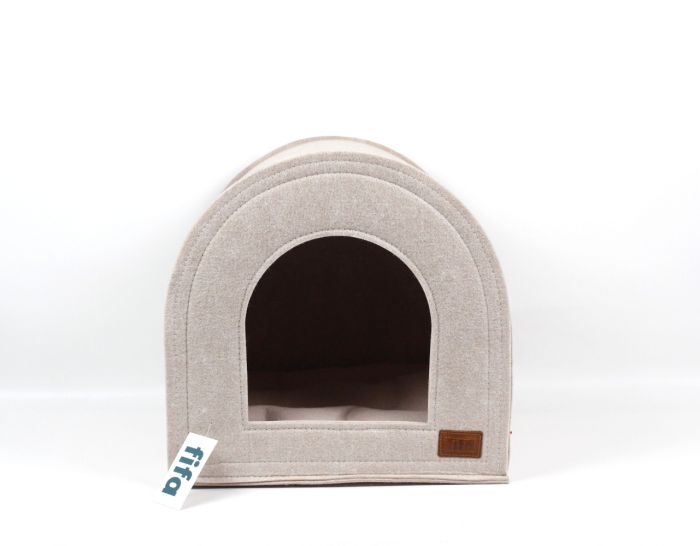 Будиночок повсть, 45х45х45 см бежевий