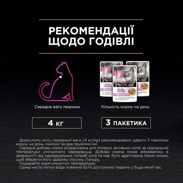 Pro Plan Nutrisavour Delicate консерва для котів із чутливим травленням у соусі з індичкою, 85 г 85 г