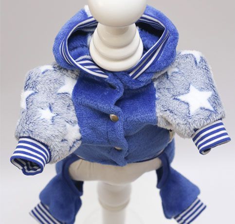 Зірка комбінезон для собак хлопчиків махра XS