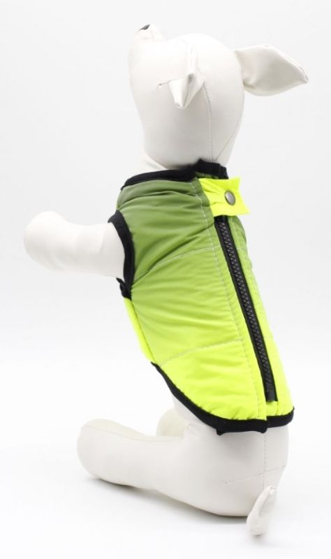 Жилет Диско неонова плащівка на синтепоні салатовий 1 