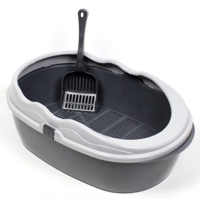 Туалет глибокий з бортом і сіткою, Фауна Блакитний