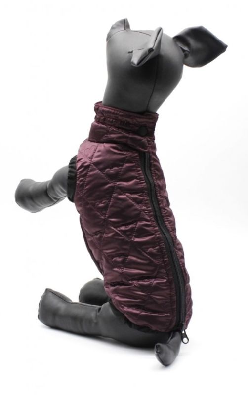 Жилет Альфа стьогана плащівка бордо (дівчинка) S