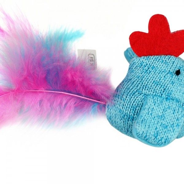 Іграшка для котів Barksi Catnip Курча з запахом котячої мяти 15см К57202А 