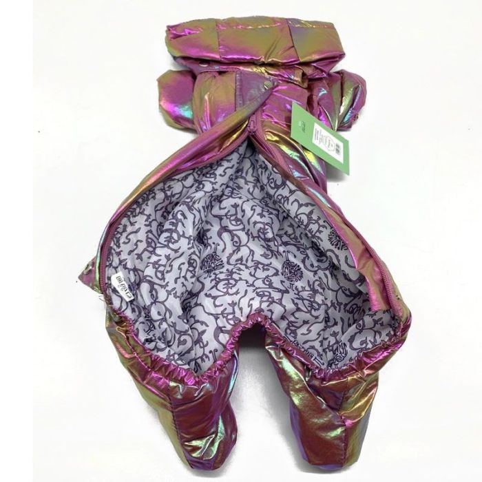 Веселка комбінезон для собак дівчаток на силіконі S2