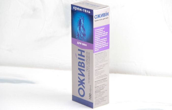 Крем-гель Оживин для вен 100 мл 