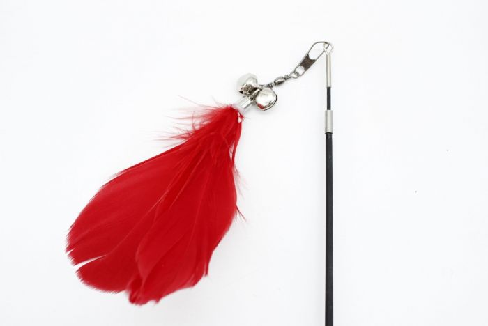 Вудка телескопічна з пірям 46-76 см 