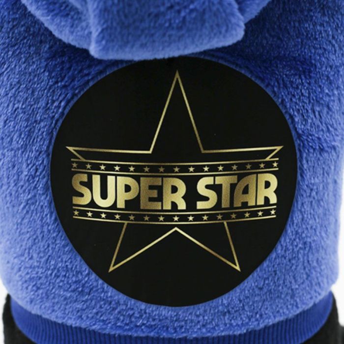 Суперстар комбінезон для собак хлопчиків махра XS