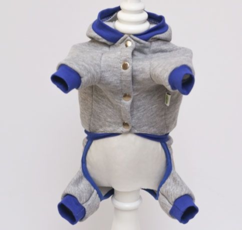 Дракоша комбінезон для собак хлопчиків трикотаж на флісі S1