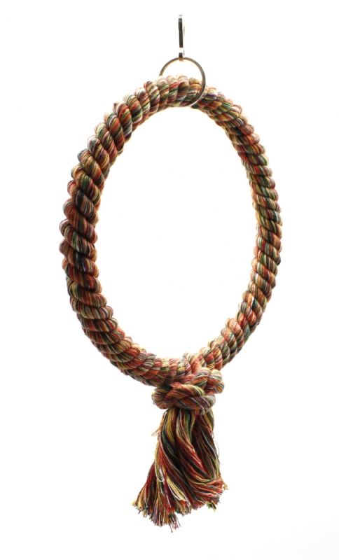 Гойдалка для птахів бавовна посилена кольорова 23 см. 