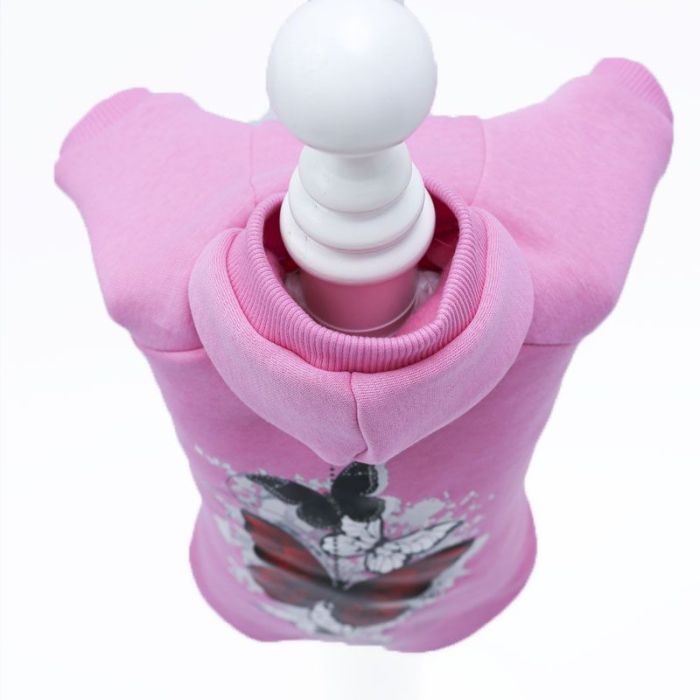 Метелик світшот для собак дівчаток трикотаж на флісі S2