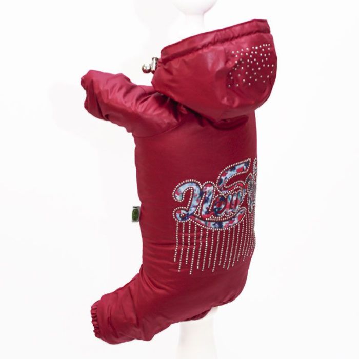 Нью Йорк комбінезон для собак дівчаток на силіконі S2 пінчер