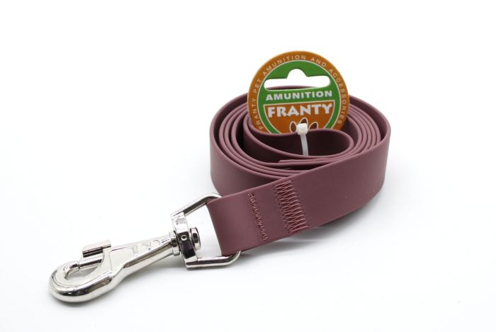 Повідець Franty Сяйво біотан Чорний 25 мм  1,2 м. Синій