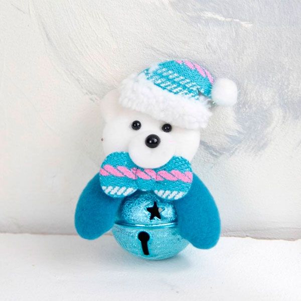 Іграшка Ведмідь на мячі, 6 см 