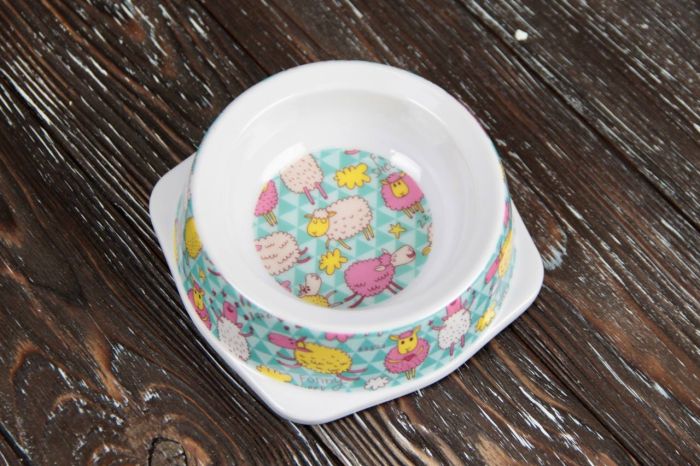 Миска меламінова для кішок і собак 150 мл