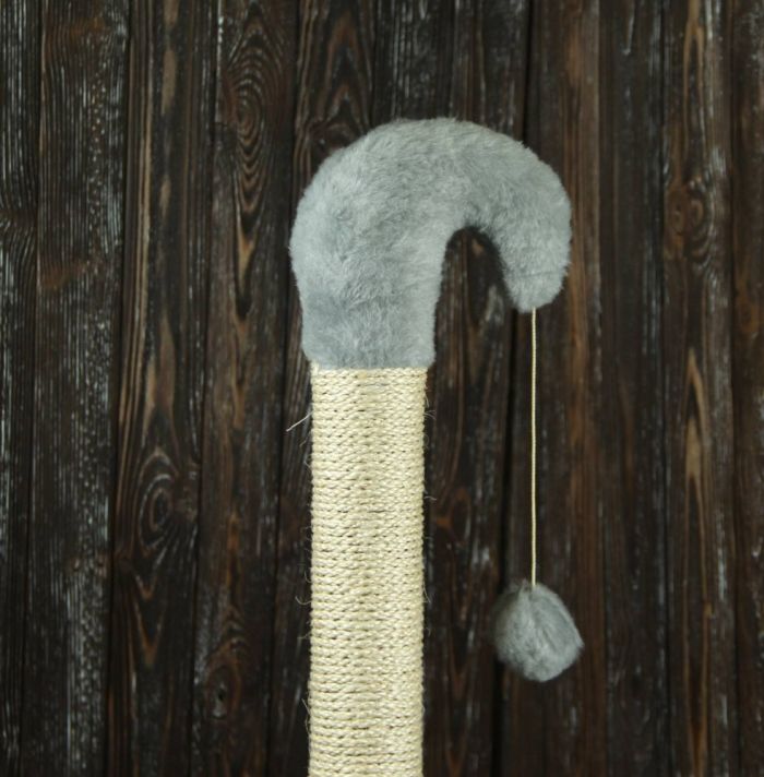 Когтеточка Гном, сизаль 37  37,см Коричневий