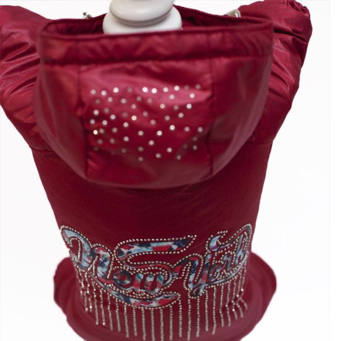 Нью Йорк комбінезон для собак дівчаток на силіконі S2 пінчер