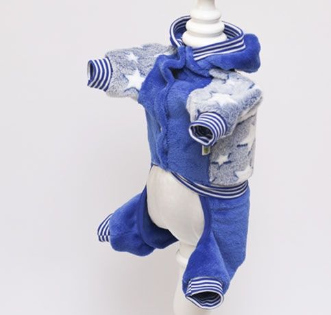 Зірка комбінезон для собак хлопчиків махра XS