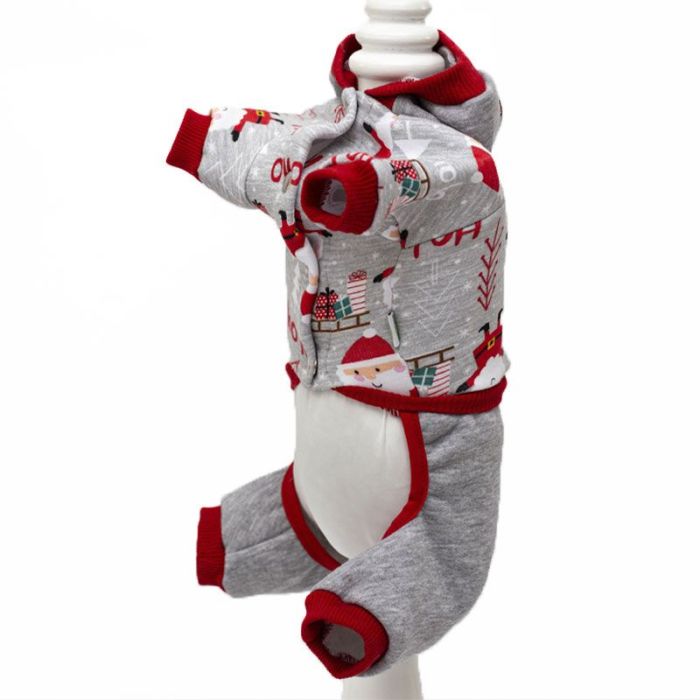 Клаус комбінезон для собак хлопчиків трикотаж на флісі M