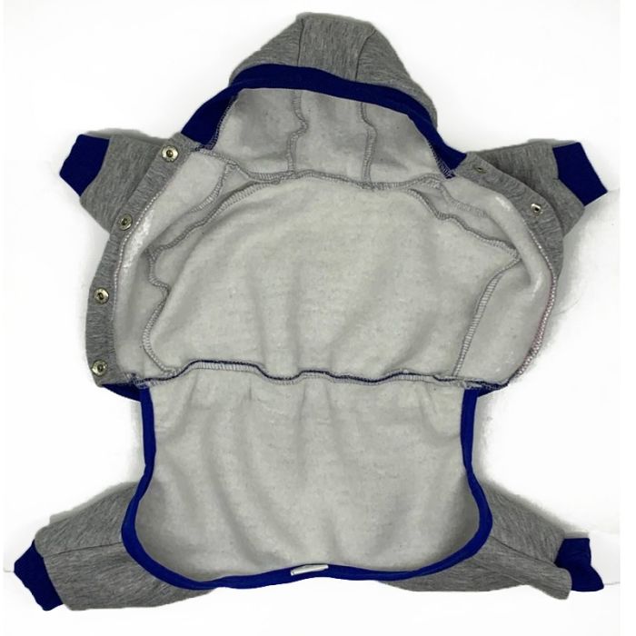 Дракоша комбінезон для собак хлопчиків трикотаж на флісі S1