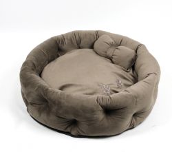 Том лежак меблевий велюр Коричневий. 545414 см