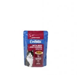 Павуч Coshida в соусі з яловичиною та куркою, 100 г 