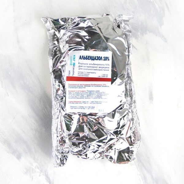Альбендазол-антигельмінтик Альбендазол 500 гр. 10