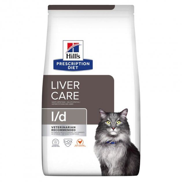 Hills PD Feline L  D Liver Care для кішок при захворюваннях печінки курка 1.5 кг 605968 