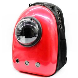 Рюкзак пластик ілюмінатор 32х42х29 см червоний 