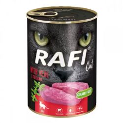 Dolina Noteci RAFI Grain Free Cat with Veal консерви для кішок з телятиною (65) 400г 394563 