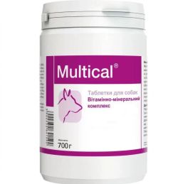 Вітаміни для собак Dolfos MultiCal Dog, мультивітамінний комплекс, 700 г 