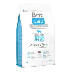 Brit Care L GF Junior з лососем і картоплею для цуценят великих порід 3 кг