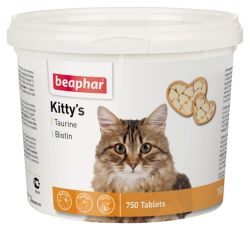 Kittys + Taurin + Biotin-ласощі з таурином і біотином 750 таблеток