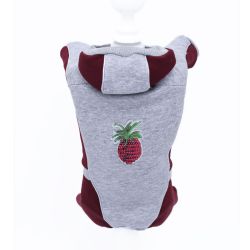 Ананас комбінезон для собак дівчаток трикотаж на флісі M