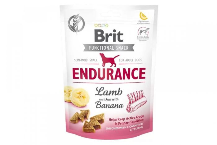 Ласощі Brit Care Ласощі для собак з ягням і бананом 150гр. 