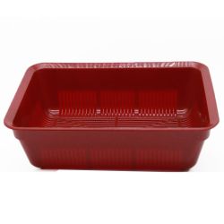 Туалет для тварин Дніпро  глибокий з сіткою Червоний