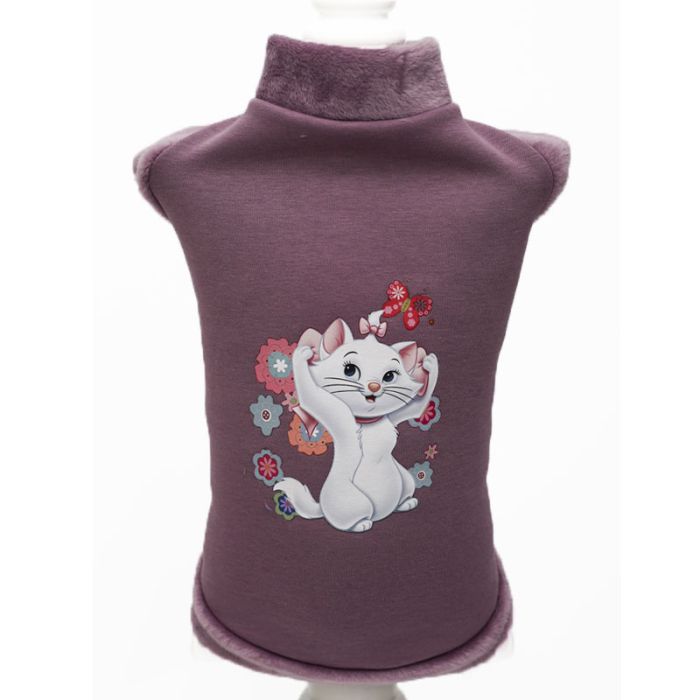 Толстовка для котів Мурка трикотаж на хутрі 4 (А35  В42см)