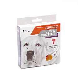 Ultra Protect-протипаразитарний нашийник для собак 70 см, Palladium червоний