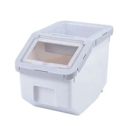 Контейнер для корму 24х35х26 см, 11 л Сірий