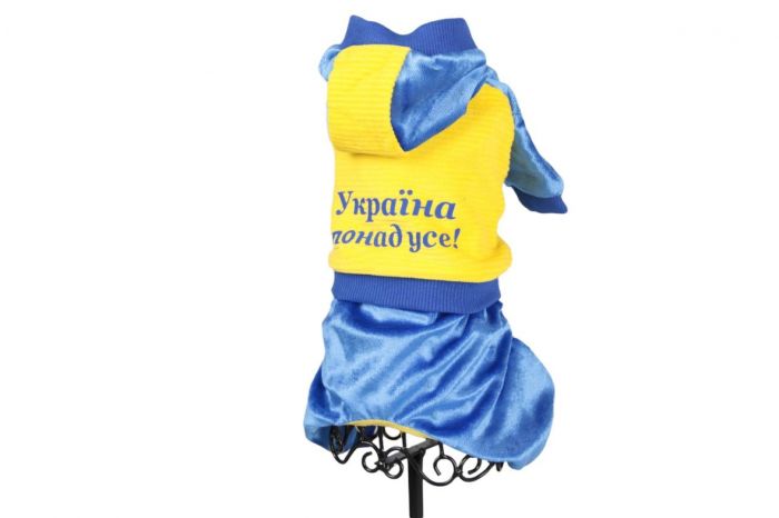Перемога комбінезон для собак хлопчиків велюр XS